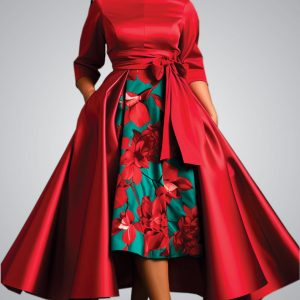 Women Pattern Fabric | Red