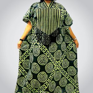 Women Bubu Gown |  Adire