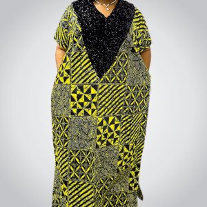 Women Bubu Gown |  Green Ties