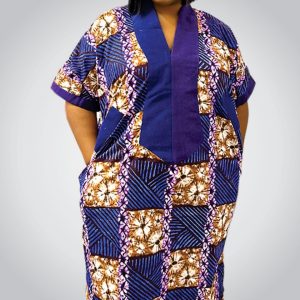 Women Bubu Gown |  Indigo