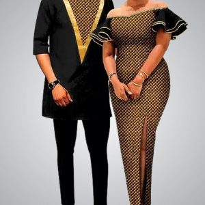 African Fashion Ankara | Black Mix