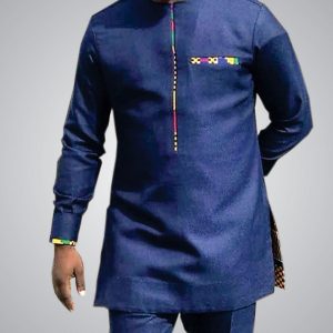 Men Fashion Caftan | Blue