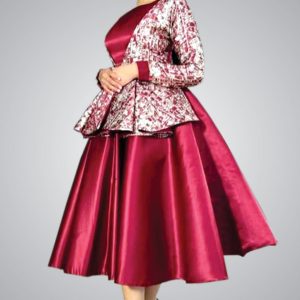 Women Ball Gown |  Wine