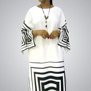 Women Crepe Dress |  White