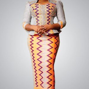 Women Peplum Gown |  GH Ankara