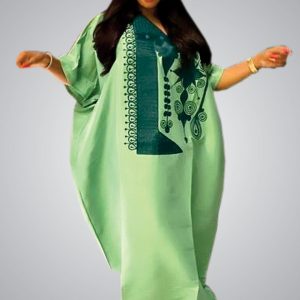 Women Caftan Gown |  Olive