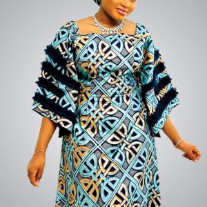 Women Ankara Fabric |  Turquoise